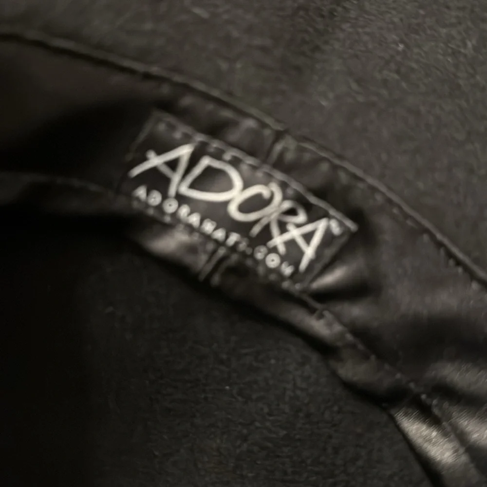 🟣 ADORA WOOL BLACK FLOPPY HAT 24”